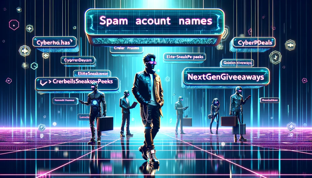 Cool Spam Account Names