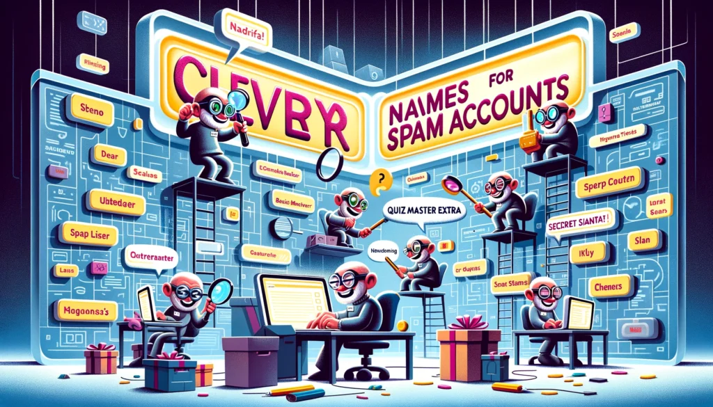 Clever Names for Spam Accounts