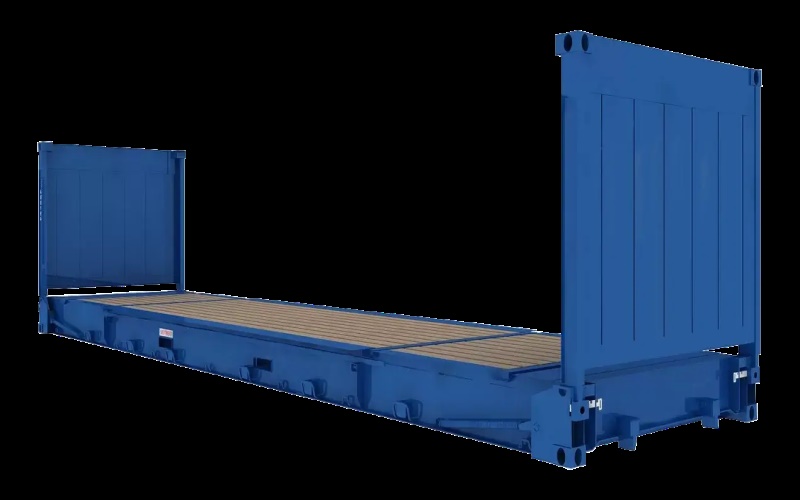 How to Use a 40ft Flat Rack Shipping Container for Industrial Applications